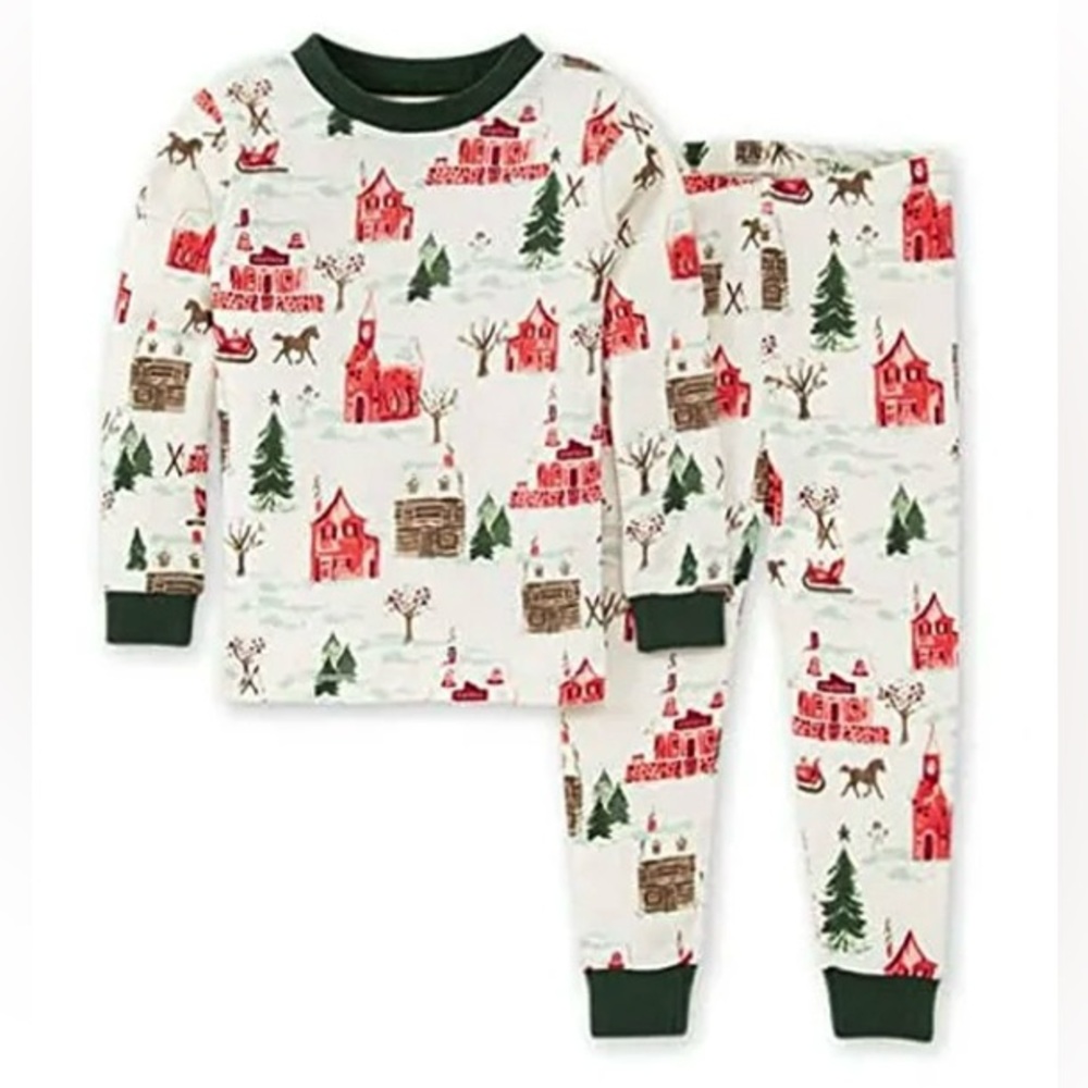 Burt's Bees Matching Kids Pajama Sets - Picture 8 of 9